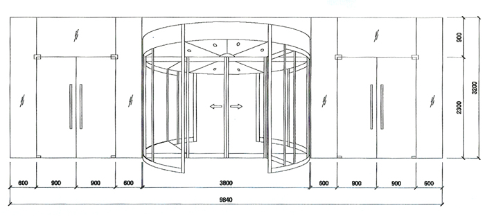 旋转门最小标准尺寸及其应用简介